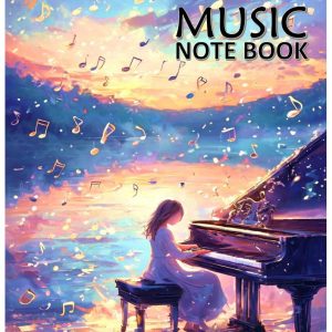 دفتر نت پنج خط موسیقی NB5L-A4-S10