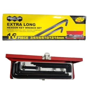 ست آچار الن ۱۶ عددی جعبه فلزی اطلس