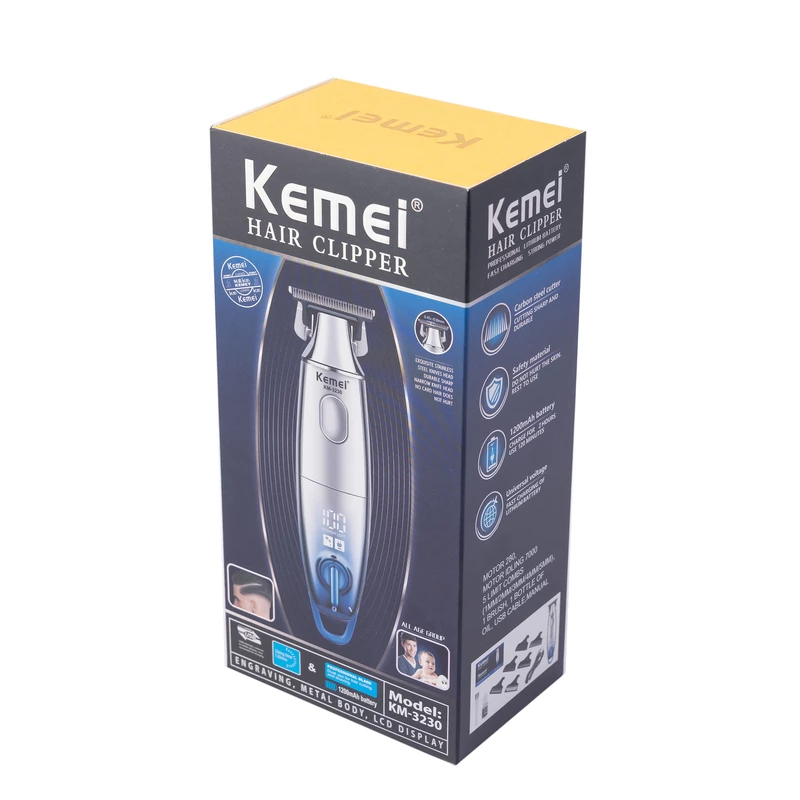 ماشین اصلاح موی صورت و بدن کیمی مدل kemei KM-3230 - Image 2